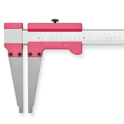 Aluminium værkstedsskydelære 800x0,05 mm (300 mm kæbe)